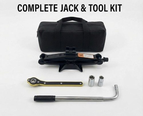 Jack assembly with - jack, handle