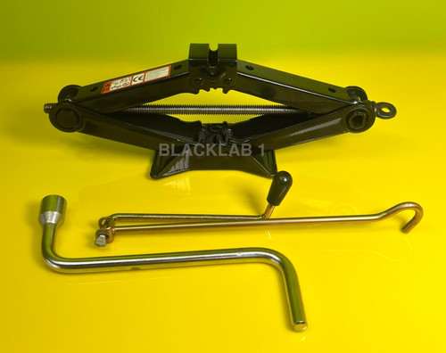Jack assembly with - jack, handle